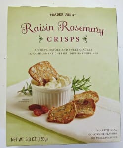 Raisin Rosemary Crisps