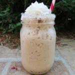 almond butter, drink, banana 103