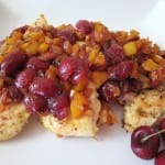Pan Seared Chicken with Cherry Salsa