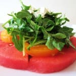 Watermelon Salad with Champagne Vinaigrette