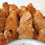 peanut butter, chicken fingers, pot salad 054