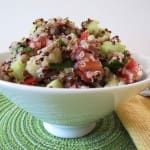 Cucumber and Tomato Quinoa Salad