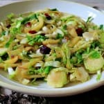 Sauteed Brussels Sprouts and Apples