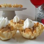 Pear and Cream Cheese Fillo Cups