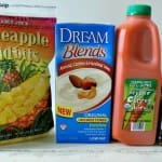 Carrot and Pineapple Smoothie Ingredients