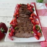 Grilled Top Sirloin with Strawberry Salsa 001a