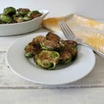 Oven Roasted Balsamic Glazed Brussels Sprouts