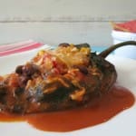 Spicy Stuffed Mexican Peppers