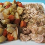 Italian Pork tenderloin with Potatoes & Carrots - Crockpot