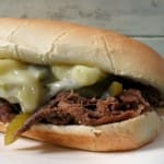 Lightened Up Philly Cheese Steak (Crockpot)